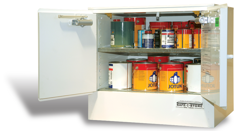 SC1006 Indoor Dangerous Goods Storage Cabinets open