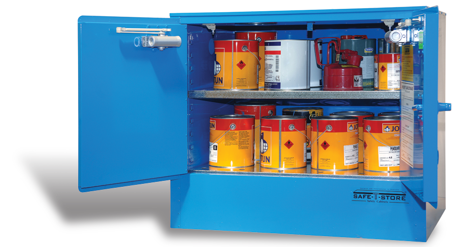 SC1008 Indoor Dangerous Goods Storage Cabinets open
