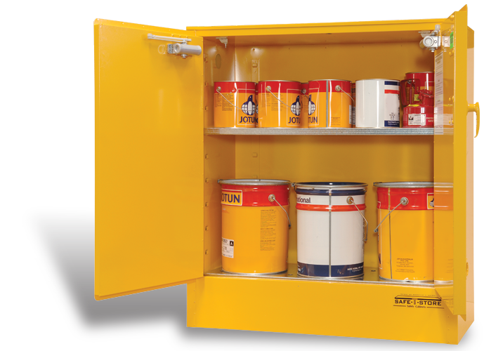 SC160 Indoor Dangerous Goods Storage Cabinets open