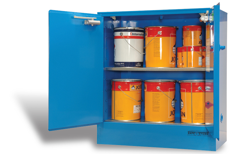 SC1608 Indoor Dangerous Goods Storage Cabinets open