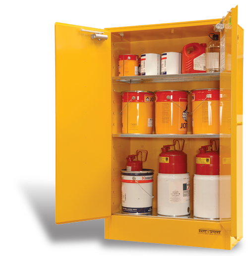 SC250 Indoor Dangerous Goods Storage Cabinets open