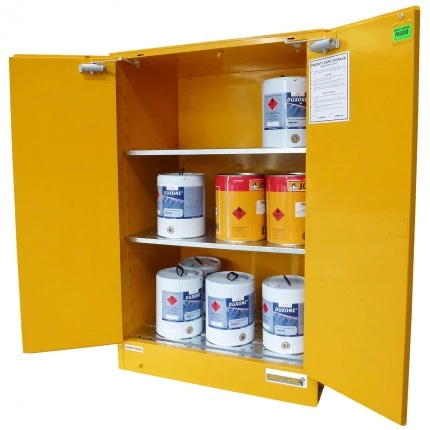 SC350 Indoor Dangerous Goods Storage Cabinets open