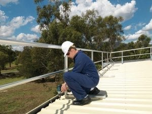 Sentry Guardrail and On-Trak Walkways