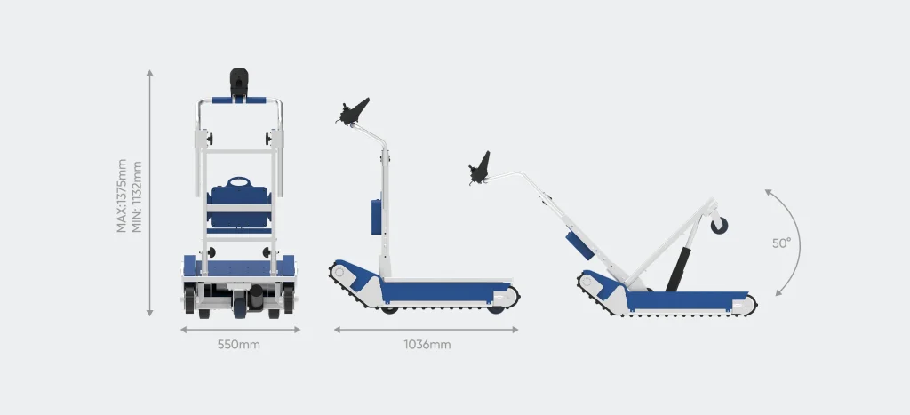 Stair Climbing Robot Tracked CT310 specifications