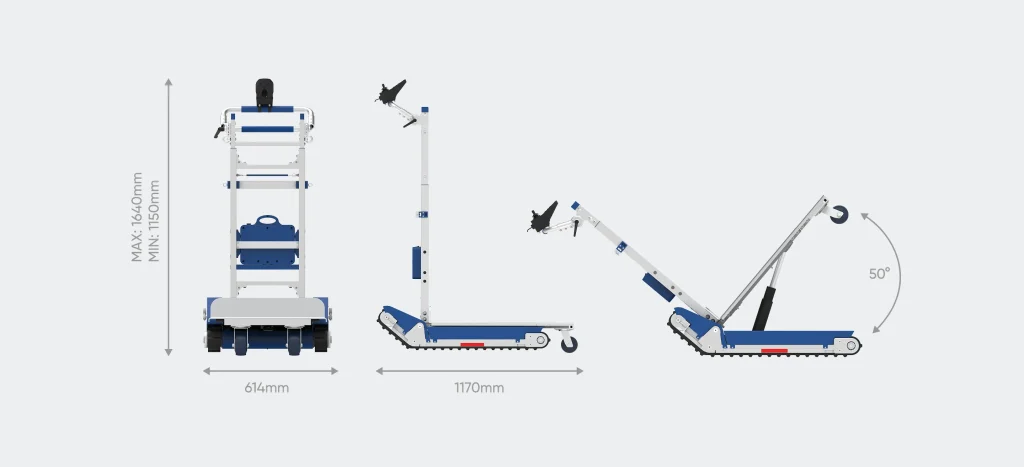 Stair Climbing Robot Tracked CT420 specifications