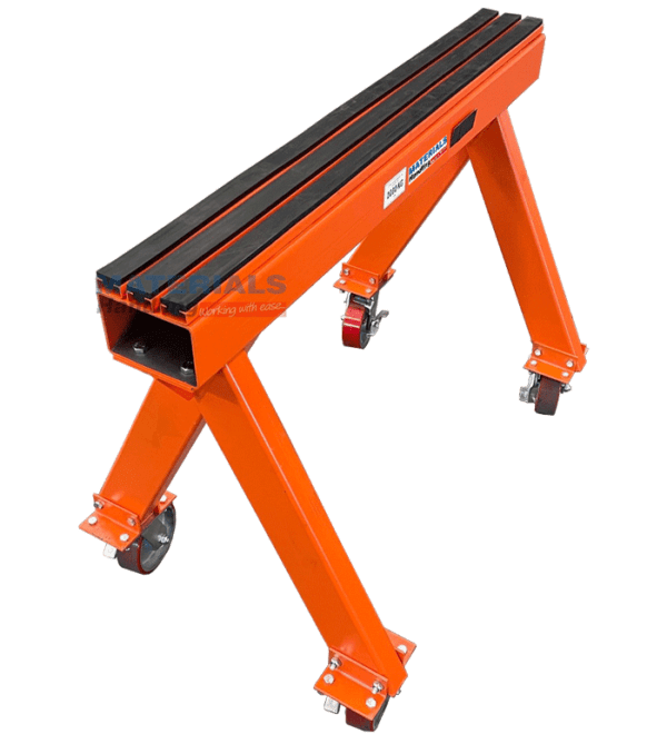 Support Trestle with Wheels and three rubber strips