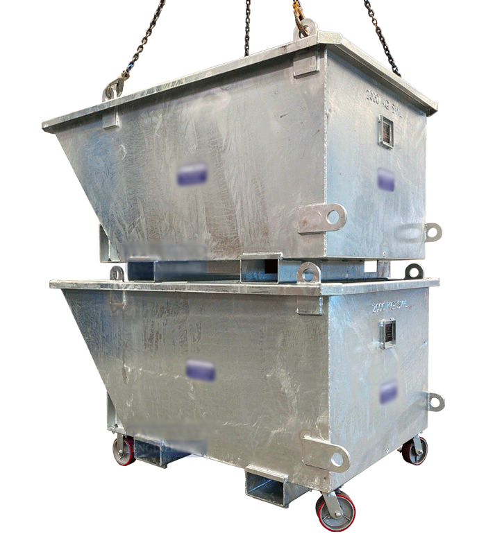 Tipping Bins Forklift Mounted and Crane Lifting MCB20 (1)