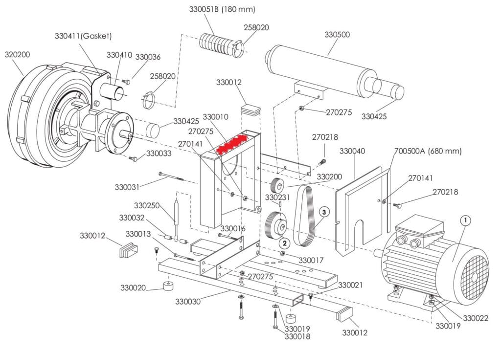 Vaculex vacuum pump diagram