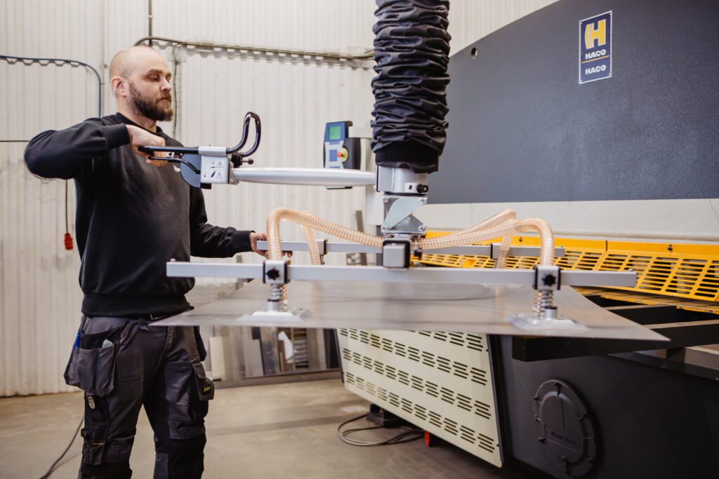 Vacuum Tube Lifter Vacuhand Pro sheet panel handling 6