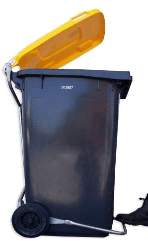 Wheelie Bins with Handsfree Lid Lifters 2