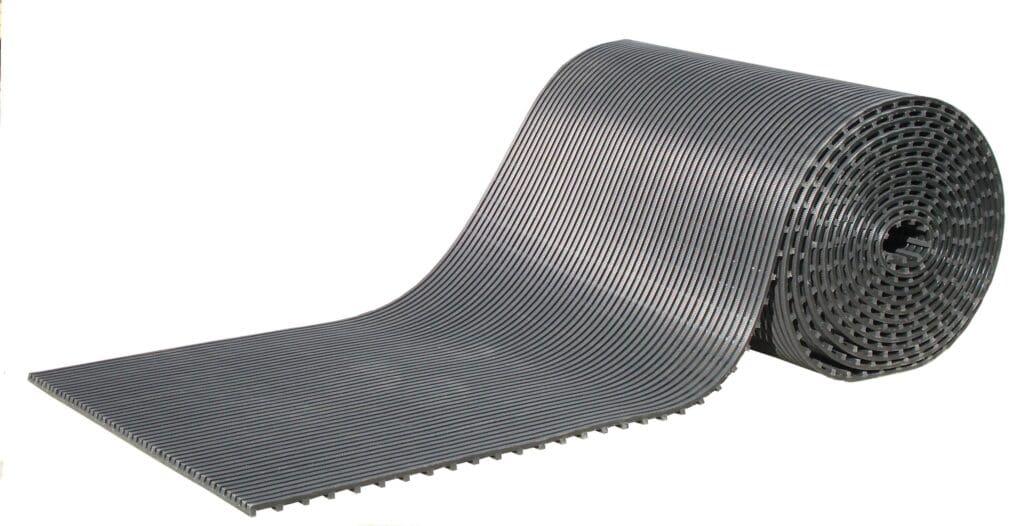 Workplace Safety Matting anti fatigue mat Vynagrip Black Roll scaled
