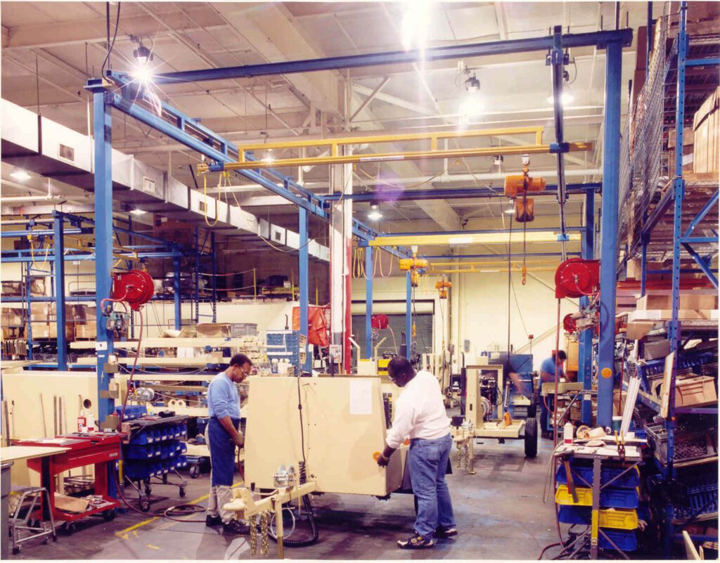 Workstation Bridge Gantry Cranes Gorbel (30)