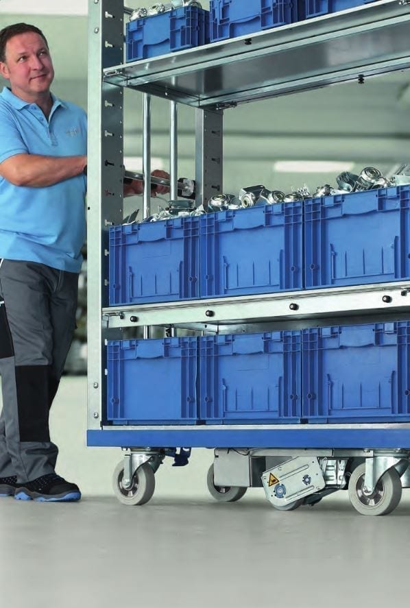 e drive Powered Trolley Kit in use