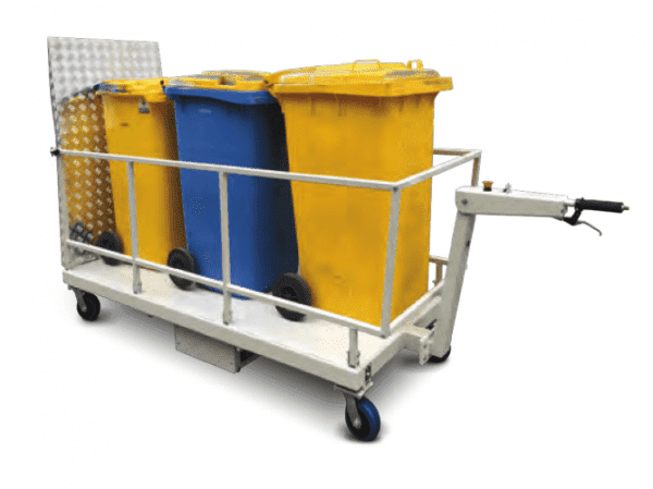 powered wheelie bin trolley